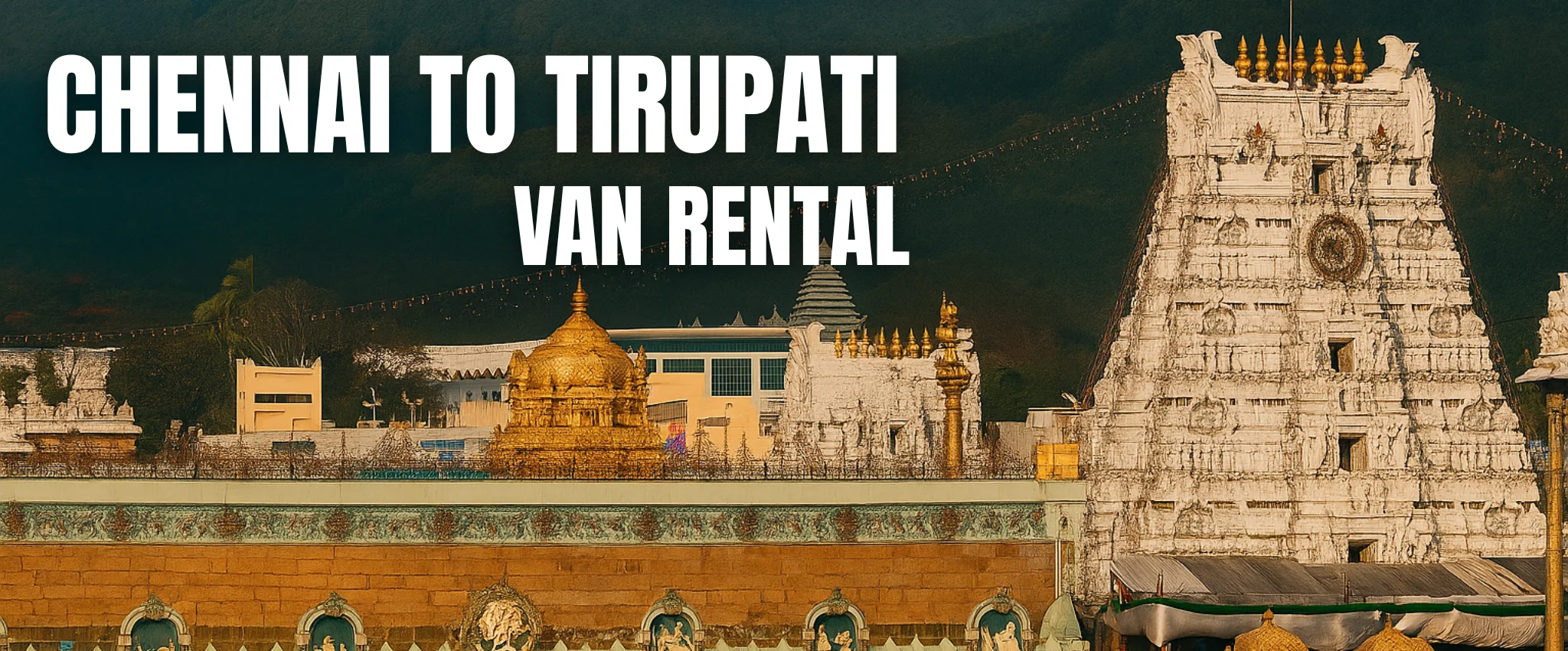 Chennai to Tirupati Tempo Traveller