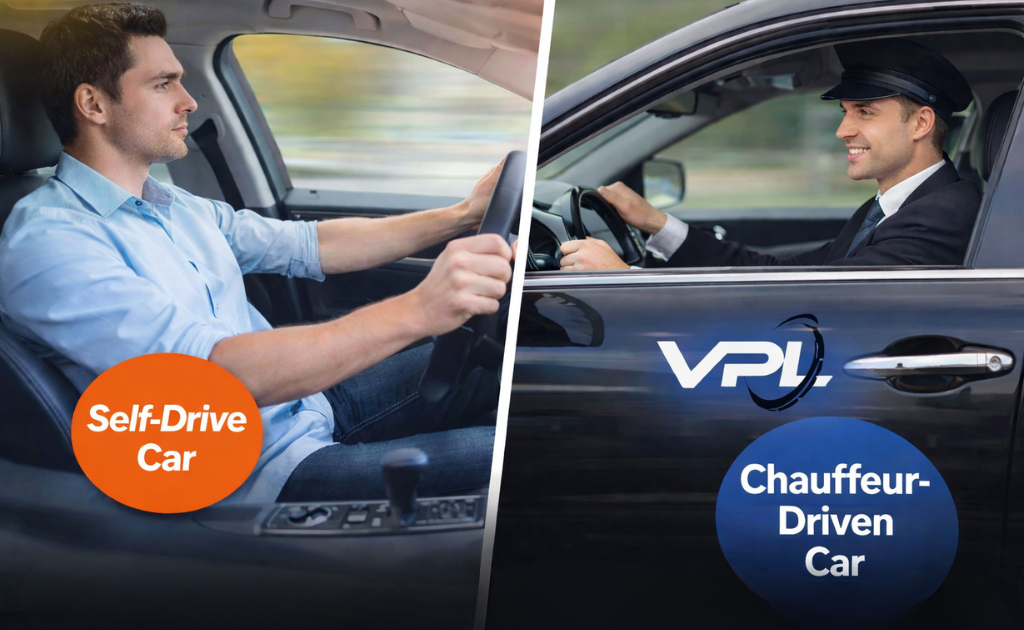 self-drive car vs chauffeur-driven car in chennai