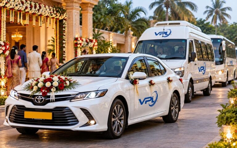 VPL car and bus rental for wedding transportation in Chennai